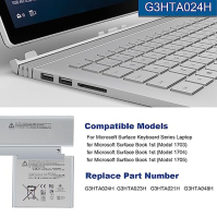 ASUNCELL 7,5V 51Wh G3HTA024H Baterie pro notebooky Microsoft Surface Book 1st (model 1703,1704,1705)